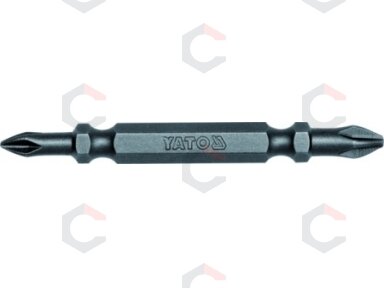 Antgalis kryžminis dvipusis 1/4"x65MM, dydis PH1-PH2, S2 50 vnt. (YT-7883)
