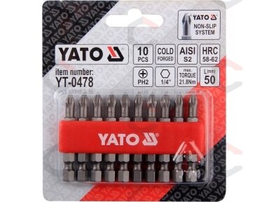 Antgalis PH2x50 mm 10 vnt. (YT-0478)