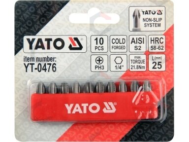 Antgalis PH3x25 mm 10 vnt. (YT-0476)