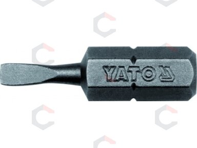 Antgalis plokščias 1/4" x25mm , dydis 3 mm, S2, 50 vnt (YT-7800) Antgalis plokščias 1/4" x25mm , dydis 3 mm, S2, 50 vnt (YT-7800)