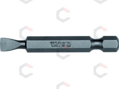 Antgalis plokščias 1/4" x50mm , dydis 6 mm, S2 50 vnt (YT-7844)
