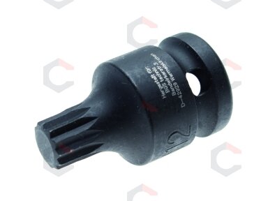 Antgalis smūginis | 12,5 mm (1/2") | Spline (XZN) M12 (5381-M12) Antgalis smūginis | 12,5 mm (1/2") | Spline (XZN) M12 (5381-M12)