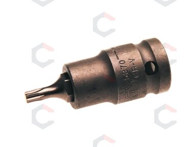 Antgalis smūginis | 12,5 mm (1/2") | T-Star (Torx) T25 (5370)