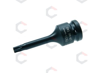 Antgalis smūginis | 12,5 mm (1/2") | T-star (Torx) T40 (5480-T40) Antgalis smūginis | 12,5 mm (1/2") | T-star (Torx) T40 (5480-T40)