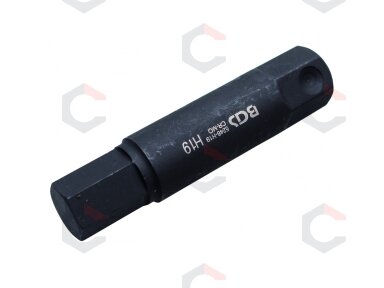 Antgalis smūginis | ilgis 100 mm | 22 mm storio | hex šešiakampis 19 mm (5246-H19) Antgalis smūginis | ilgis 100 mm | 22 mm storio | hex šešiakampis 19 mm (5246-H19)