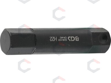 Antgalis smūginis | ilgis 100 mm | 22 mm storio | hex šešiakampis 22 mm (5246-H22) Antgalis smūginis | ilgis 100 mm | 22 mm storio | hex šešiakampis 22 mm (5246-H22)