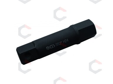 Antgalis smūginis | ilgis 100 mm | 22 mm storio | hex šešiakampis 24 mm (5246-H24) Antgalis smūginis | ilgis 100 mm | 22 mm storio | hex šešiakampis 24 mm (5246-H24)