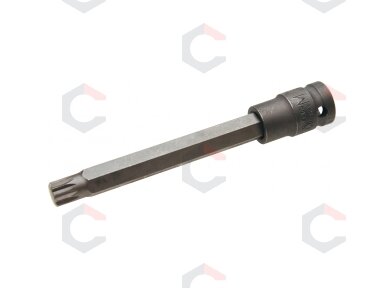 Antgalis smūginis | ilgis 140 mm | 12,5 mm (1/2") | Spline (XZN) | M12 (4463) Antgalis smūginis | ilgis 140 mm | 12,5 mm (1/2") | Spline (XZN) | M12 (4463)