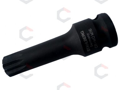 Antgalis smūginis Spline, M16, 1/2" (KG0201-M16) Antgalis smūginis Spline, M16, 1/2" (KG0201-M16)