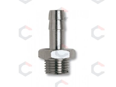 Antgalis žarnai 8mm su sriegiu 1/4 (KI-1/4-8MM)