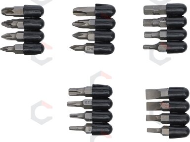 Antgalių komplektas | 6.3 mm (1/4") | 20 vnt. (4830)