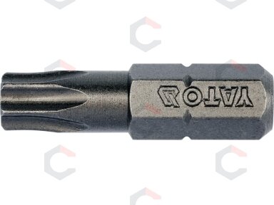 Antgalių rinkinys | 6.3 mm (1/4") | T-star (Torx) T30 | S2 | 10 vnt. (YT-78146)