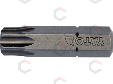 Antgalių rinkinys | 6.3 mm (1/4") | T-star (Torx) T40 | S2 | 10 vnt. (YT-78147)
