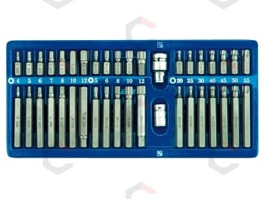 Antgalių rinkinys | metalinė dėžutė | 40 vnt. (66400)