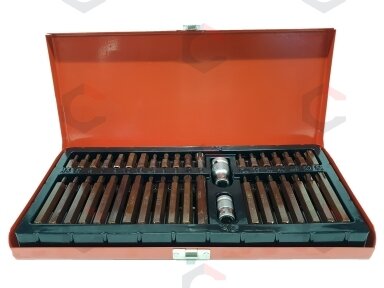 Antgalių rinkinys S2 | torx/hex/spline | 40 vnt. (H393340)