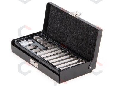 Antgalių rinkinys | T-Star (Torx) | 15 vnt. (YT-0411) Antgalių rinkinys | T-Star (Torx) | 15 vnt. (YT-0411)
