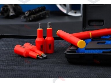 Antgalių rinkinys VDE profesionalus | 1/2" pavara | Torx T20–T55 | 10 vnt. (7131) Antgalių rinkinys VDE profesionalus | 1/2" pavara | Torx T20–T55 | 10 vnt. (7131)