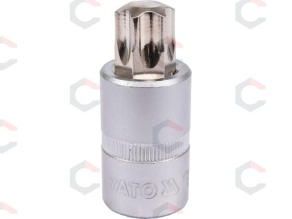 Antgalis įpresuotas į galvutę 1/2", T70 x 55 mm (YT-04319) Antgalis įpresuotas į galvutę 1/2", T70 x 55 mm (YT-04319)
