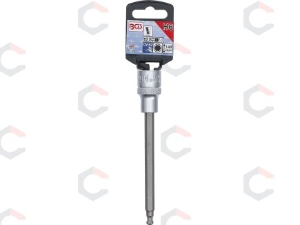 Antgalis įpresuotas į galvutę | ilgis 140 mm | 12,5 mm (1/2") | šešiakampis su šarnyru 6 mm (4258-6) 1 Antgalis įpresuotas į galvutę | ilgis 140 mm | 12,5 mm (1/2") | šešiakampis su šarnyru 6 mm (4258-6) 1