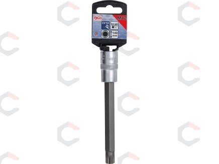 Antgalis įpresuotas į galvutę | ilgis 140 mm | 12,5 mm (1/2") | Spline (XZN) | M12 (5184-M12) 1 Antgalis įpresuotas į galvutę | ilgis 140 mm | 12,5 mm (1/2") | Spline (XZN) | M12 (5184-M12) 1