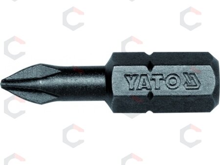 Antgalis kryžminis 1/4"x25MM, dydis PH1, S2 50 vnt (YT-7807) Antgalis kryžminis 1/4"x25MM, dydis PH1, S2 50 vnt (YT-7807)