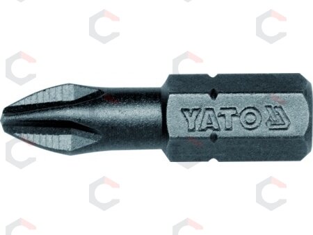 Antgalis kryžminis 1/4"x25MM, dydis PH2, S2 50 vnt (YT-7808)
