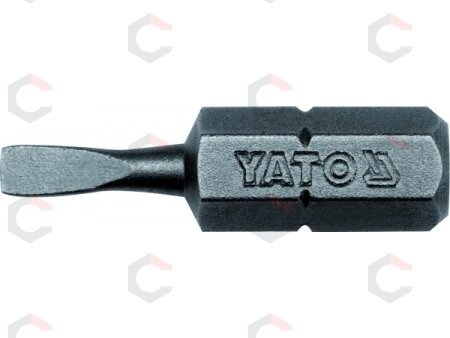 Antgalis plokščias 1/4" x25mm , dydis 3 mm, S2, 50 vnt (YT-7800) Antgalis plokščias 1/4" x25mm , dydis 3 mm, S2, 50 vnt (YT-7800)