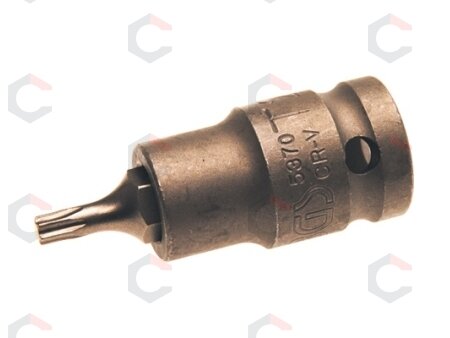 Antgalis smūginis | 12,5 mm (1/2") | T-Star (Torx) T27 (5367) 1 Antgalis smūginis | 12,5 mm (1/2") | T-Star (Torx) T27 (5367) 1
