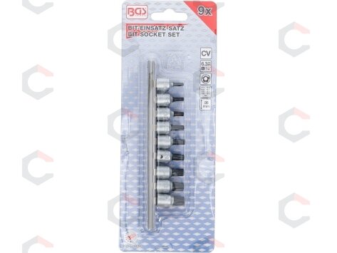 Antgalių rinkinys TS-Star Torx Plus | 6,3 mm (1/4") | TS10–TS50 | 9 vnt (71020) 3 Antgalių rinkinys TS-Star Torx Plus | 6,3 mm (1/4") | TS10–TS50 | 9 vnt (71020) 3