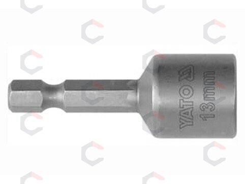 Antgalis -galvutė magnetinė CR-V, 1/4" 13x48 mm (YT-1508) Antgalis -galvutė magnetinė CR-V, 1/4" 13x48 mm (YT-1508)
