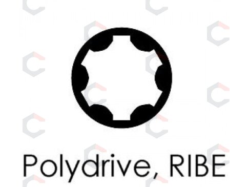 Antgalis | ilgis 168 mm | 12,5 mm (1/2") | T-Star VAG polidrive cilindro galvutės varžtams (9386) 2 Antgalis | ilgis 168 mm | 12,5 mm (1/2") | T-Star VAG polidrive cilindro galvutės varžtams (9386) 2
