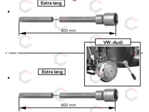 Antgalis įpresuotas į galvutę – XZN M10, ilgas 800 mm – 1/2" (4228) 4 Antgalis įpresuotas į galvutę – XZN M10, ilgas 800 mm – 1/2" (4228) 4