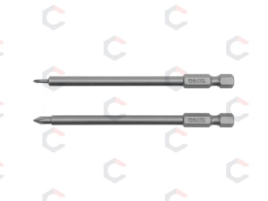 Antgaliai kryžminiai 1/4", 2vnt, : PH00X100MM; PH0X100MM "Yato"(YT-0459) 1 Antgaliai kryžminiai 1/4", 2vnt, : PH00X100MM; PH0X100MM "Yato"(YT-0459) 1