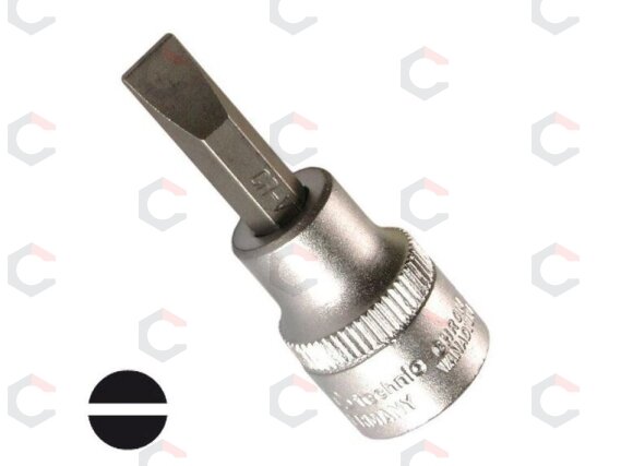 Antgalis įpresuotas į galvutę | 10 mm (3/8") | Plokščias SL 5.5 mm (2567) 2