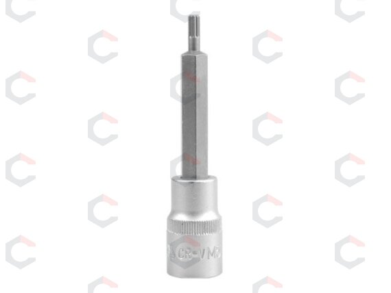 Antgalis įpresuotas į galvutę 1/2", M6 x 100mm (YT-0451)