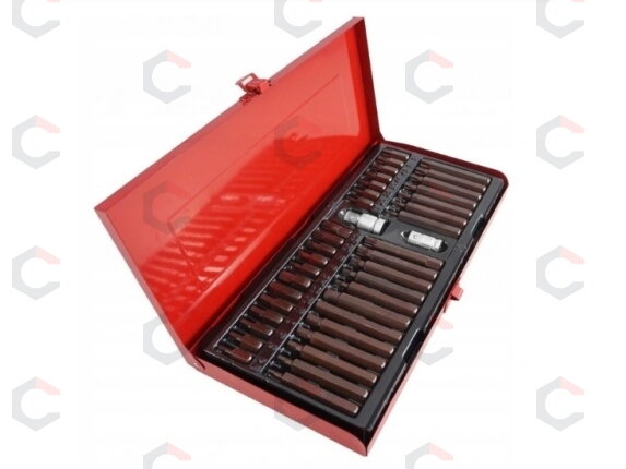 Antgalių rinkinys S2 | torx/hex/spline | 40 vnt. (H393340) 2 Antgalių rinkinys S2 | torx/hex/spline | 40 vnt. (H393340) 2