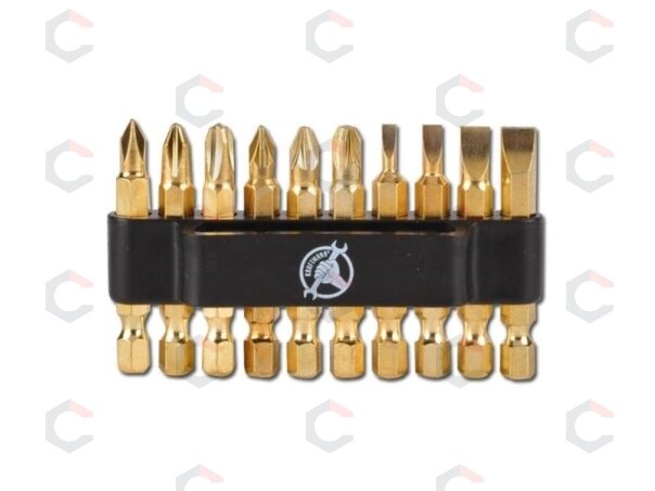 Antgalių rinkinys | "gold" | 6.3 mm (1/4") | 10 vnt. (4814) 2 Antgalių rinkinys | "gold" | 6.3 mm (1/4") | 10 vnt. (4814) 2
