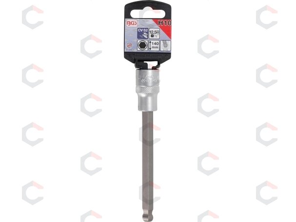 Antgalis įpresuotas į galvutę | ilgis 140 mm | 12,5 mm (1/2") | šešiakampis su šarnyru 10 mm (4258-10) 1 Antgalis įpresuotas į galvutę | ilgis 140 mm | 12,5 mm (1/2") | šešiakampis su šarnyru 10 mm (4258-10) 1