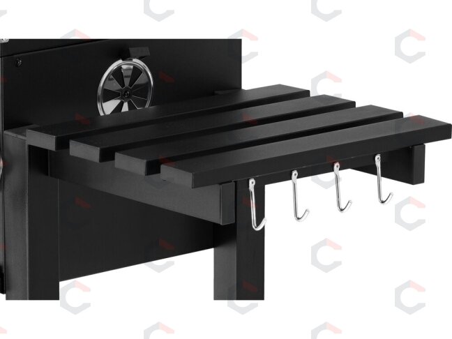 Anglinis grilis su ketaus grotelėmis ir dangčiu | 54 × 37 cm | Deluxe (99927) 11 Anglinis grilis su ketaus grotelėmis ir dangčiu | 54 × 37 cm | Deluxe (99927) 11