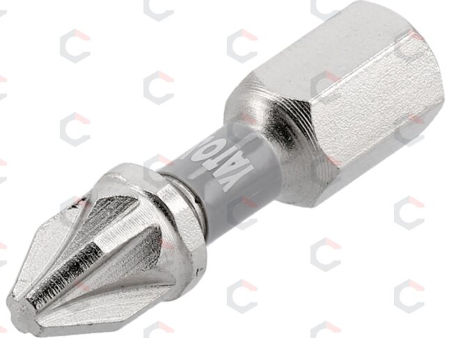 Antgaliai | 6,3 mm (1/4") | S2 Ni | kryžminiai PZ2 | 2 vnt. (YT-78004) 1 Antgaliai | 6,3 mm (1/4") | S2 Ni | kryžminiai PZ2 | 2 vnt. (YT-78004) 1