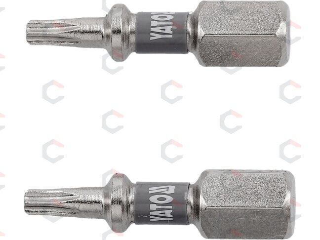 Antgaliai | 6,3 mm (1/4") | S2 Ni | T-Star (Torx) T10 | 2 vnt. (YT-78011) Antgaliai | 6,3 mm (1/4") | S2 Ni | T-Star (Torx) T10 | 2 vnt. (YT-78011)