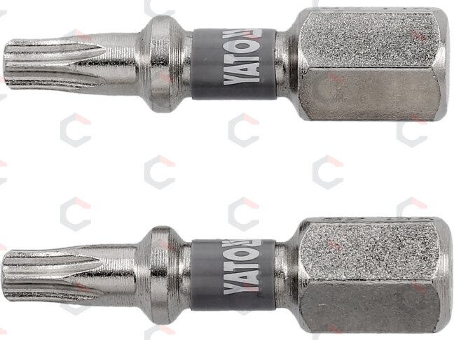 Antgaliai | 6,3 mm (1/4") | S2 Ni | T-Star (Torx) T15 | 2 vnt. (YT-78012) Antgaliai | 6,3 mm (1/4") | S2 Ni | T-Star (Torx) T15 | 2 vnt. (YT-78012)