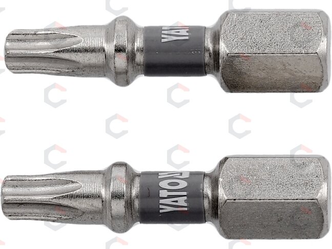 Antgaliai | 6,3 mm (1/4") | S2 Ni | T-Star (Torx) T20 | 2 vnt. (YT-78013) Antgaliai | 6,3 mm (1/4") | S2 Ni | T-Star (Torx) T20 | 2 vnt. (YT-78013)