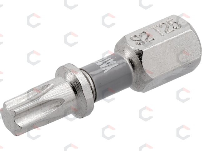 Antgaliai | 6,3 mm (1/4") | S2 Ni | T-Star (Torx) T25 | 2 vnt. (YT-78014) 1 Antgaliai | 6,3 mm (1/4") | S2 Ni | T-Star (Torx) T25 | 2 vnt. (YT-78014) 1