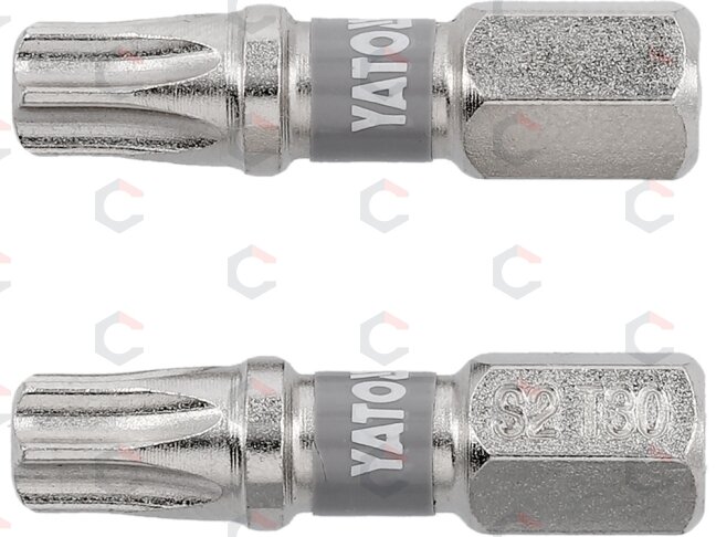 Antgaliai | 6,3 mm (1/4") | S2 Ni | T-Star (Torx) T30 | 2 vnt. (YT-78015)