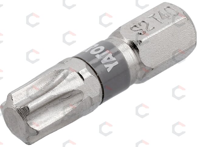 Antgaliai | 6,3 mm (1/4") | S2 Ni | T-Star (Torx) T40 | 2 vnt. (YT-78016) 1 Antgaliai | 6,3 mm (1/4") | S2 Ni | T-Star (Torx) T40 | 2 vnt. (YT-78016) 1