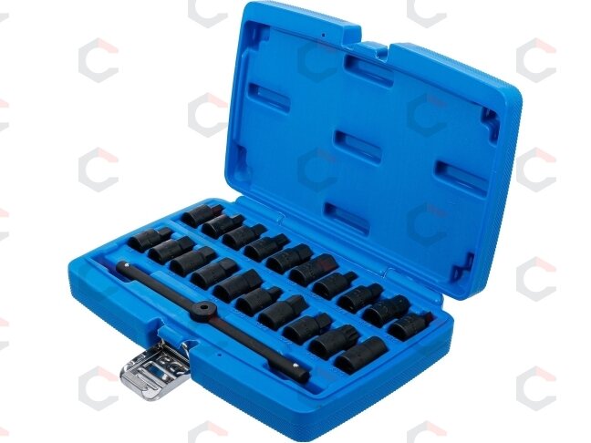 Antgaliai atsukti alyvos išleidimo varžtams | 10 mm (3/8") | 21 vnt. (1014) 2 Antgaliai atsukti alyvos išleidimo varžtams | 10 mm (3/8") | 21 vnt. (1014) 2