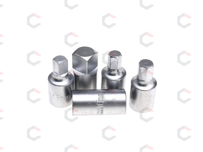 Antgaliai atsukti alyvos išleidimo varžtams | 10 mm (3/8") | 21 vnt. (SK1460B) 1 Antgaliai atsukti alyvos išleidimo varžtams | 10 mm (3/8") | 21 vnt. (SK1460B) 1