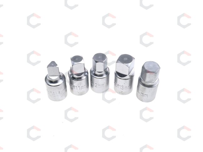 Antgaliai atsukti alyvos išleidimo varžtams | 10 mm (3/8") | 21 vnt. (SK1460B) 2