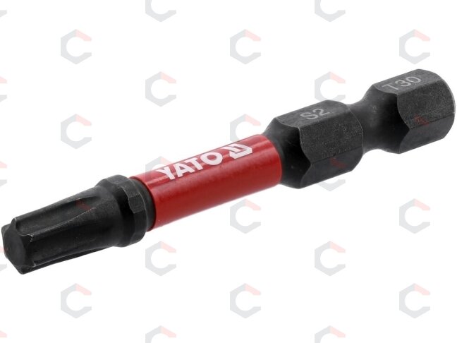 Smūginiai antgaliai T-Star (Torx) T30 | S2 plienas | 6,3 mm (1/4") | 2 vnt. (YT-78056) Smūginiai antgaliai T-Star (Torx) T30 | S2 plienas | 6,3 mm (1/4") | 2 vnt. (YT-78056)